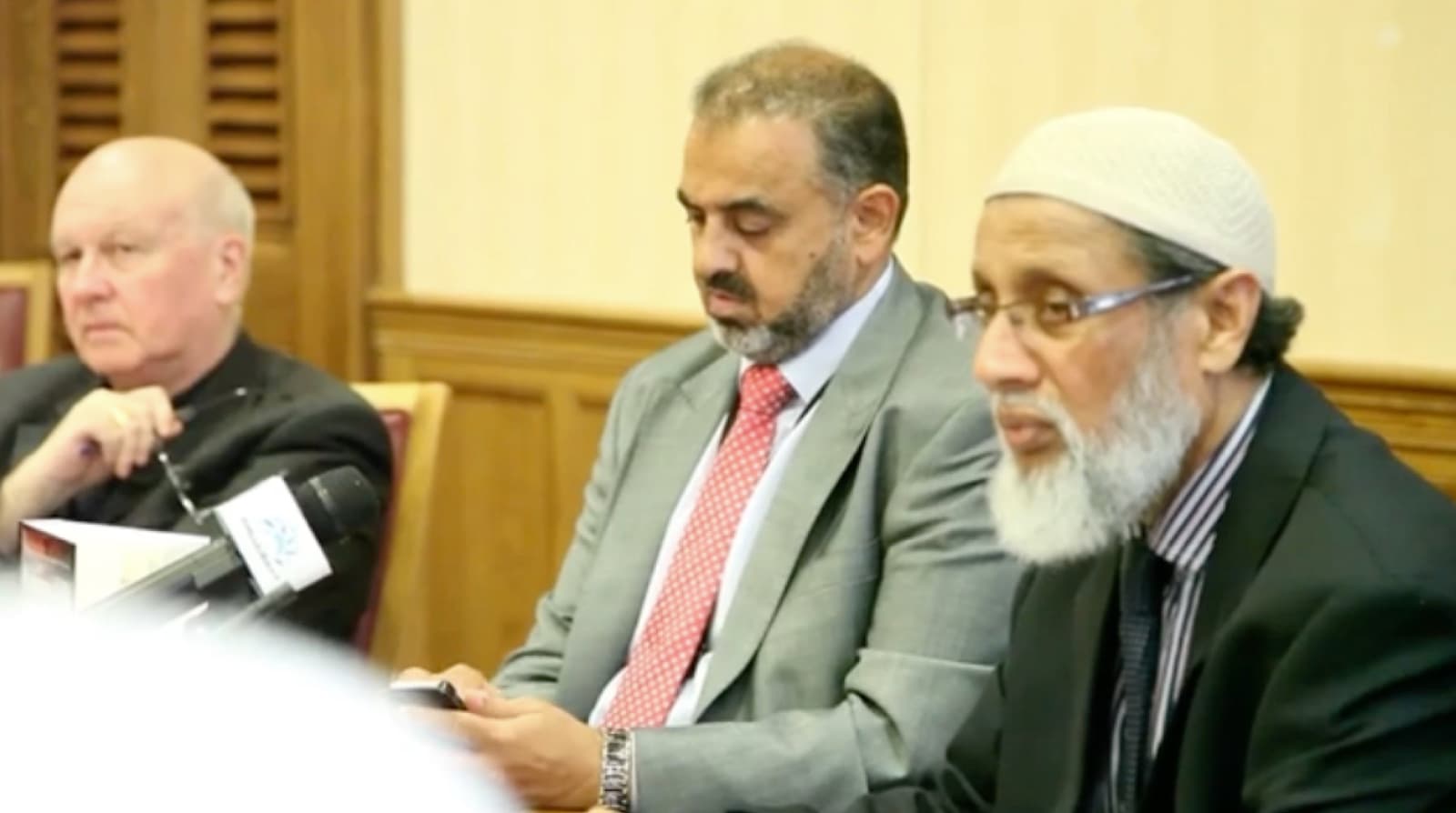 Video still from a Peace Builder UK peacebuilding and interfaith event
